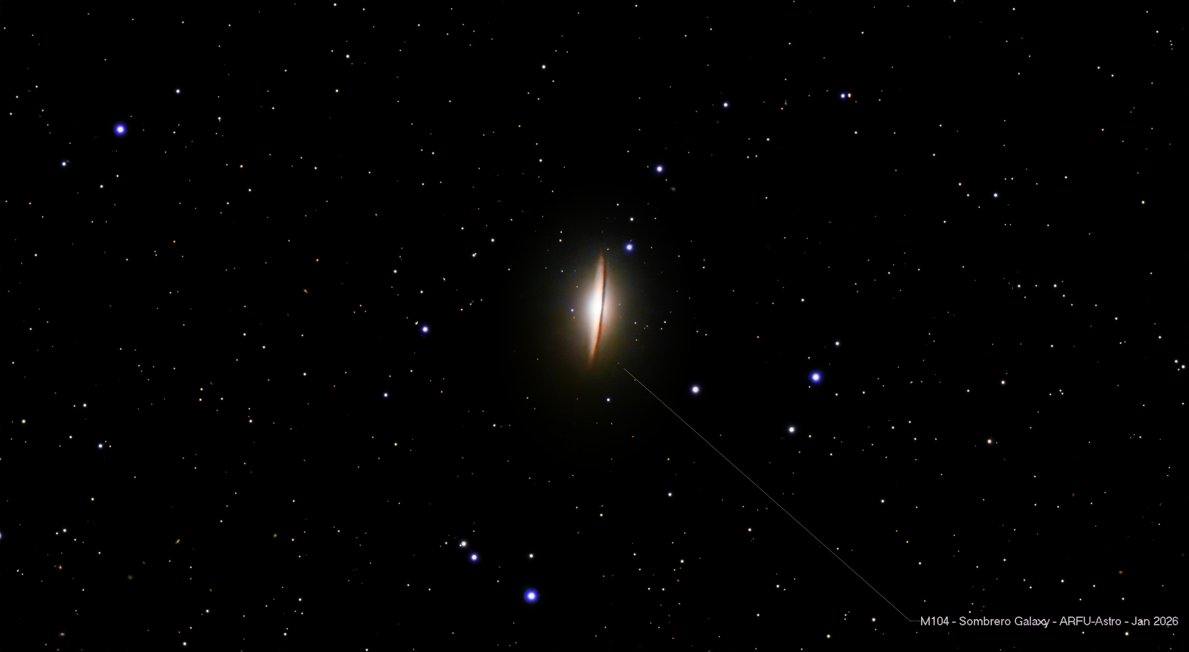 Galaxia Sombrero M104